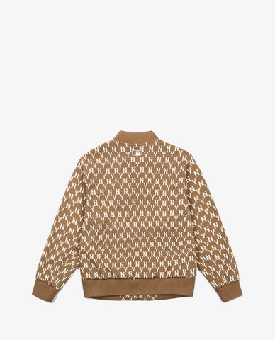  MLB - Áo khoác bomber phối họa tiết monogram 