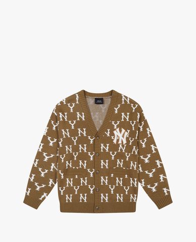  MLB - Áo khoác cardigan Monogram Allover Knit 