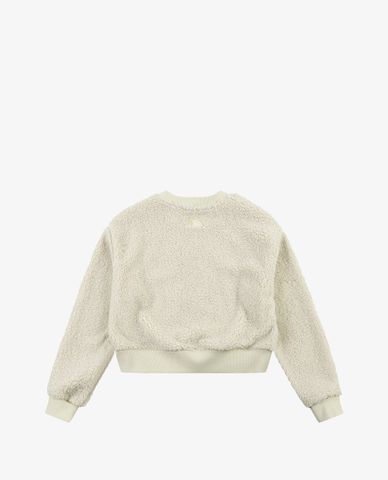  MLB - Áo sweatshirt nữ phom croptop Fleece Lined Wool 