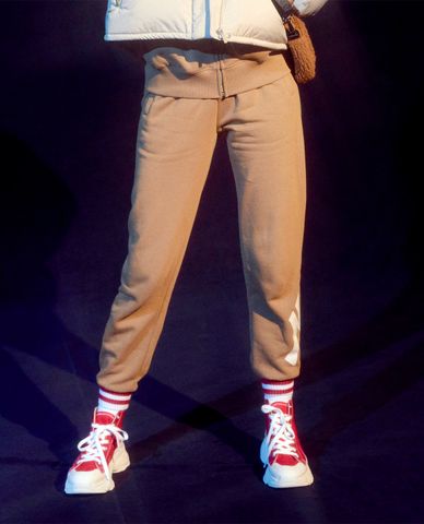  MLB - Quần jogger lưng thun Basic Raised Training 