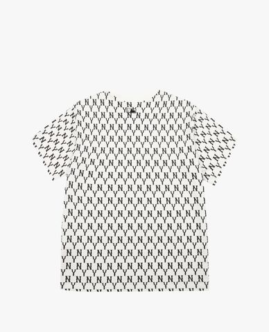  MLB - Áo thun cổ tròn ngắn tay Monogram Overfit 