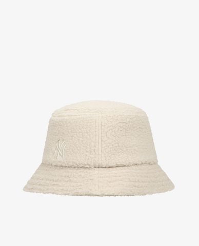  MLB - Nón bucket phối lông Fleece New York Yankees 