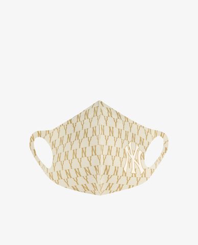  MLB - Khẩu trang vải phối họa tiết monogram cá tính 