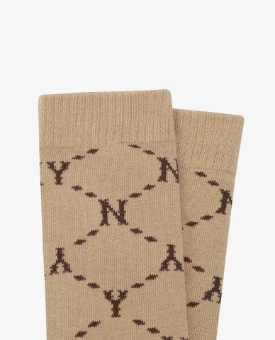  MLB - Vớ unisex cổ cao Monogram 