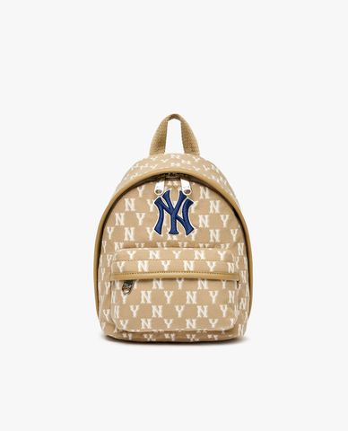  MLB - Balo mini phom chữ nhật Monogram Jacquard 