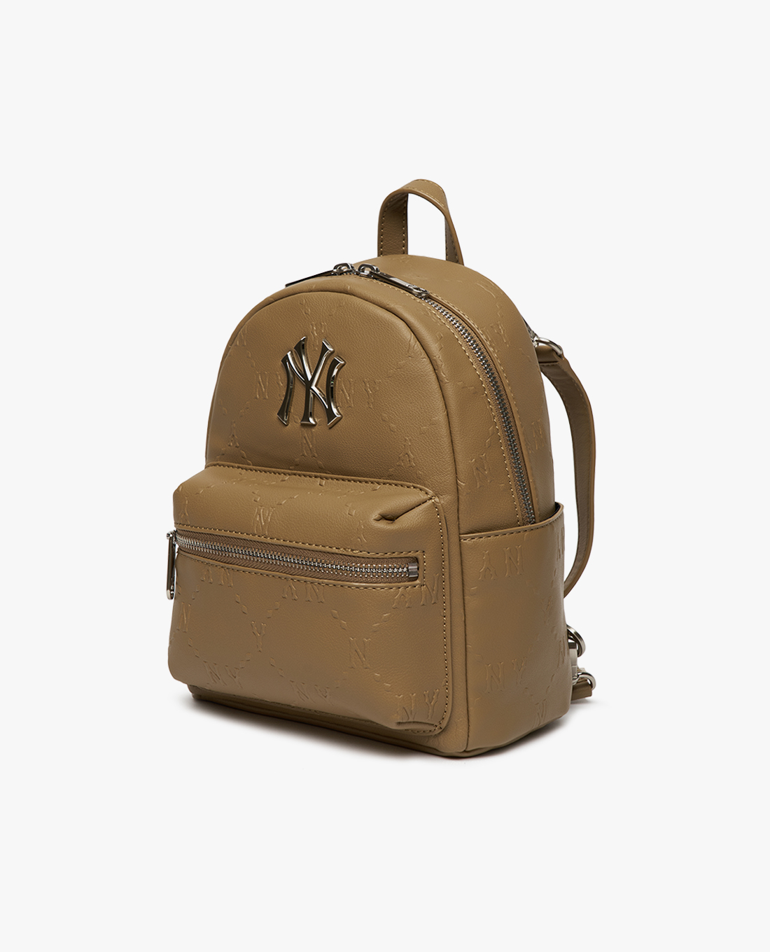 Balo MLB Mini New York Yankees Monogram Cream Leather