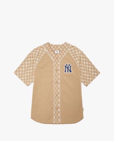  MLB - Áo thun bóng chày ngắn tay thời trang 