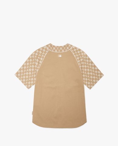  MLB - Áo thun bóng chày ngắn tay thời trang 