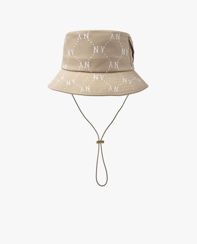  MLB - Nón bucket unisex Diamond Monogram Sporty Safari 