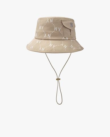  MLB - Nón bucket unisex Diamond Monogram Sporty Safari 