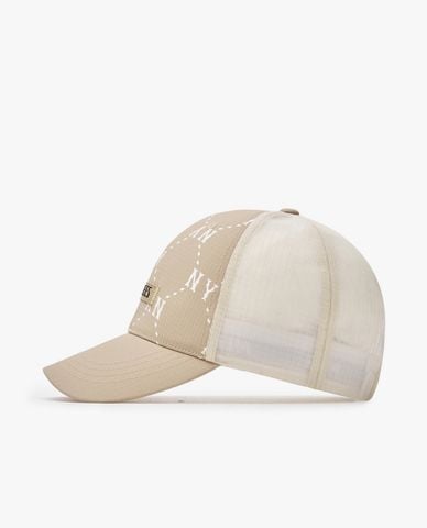  MLB - Nón bóng chày unisex Diamond Monogram Sporty Mesh 