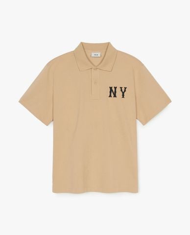  MLB - Áo polo unisex tay ngắn Basic Coopers Logo Overfit 