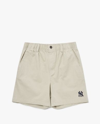  MLB - Quần shorts lưng thun Basic Small Logo 