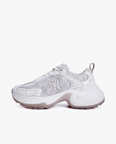  MLB - Giày sneakers unisex cổ thấp XLG Chunky Denim Monogram 