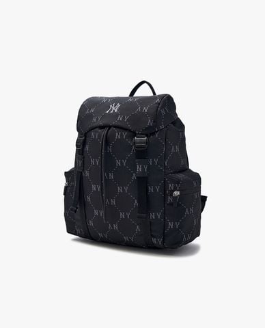  MLB - Balo unisex nắp gập Diamond Monogram Sportive 