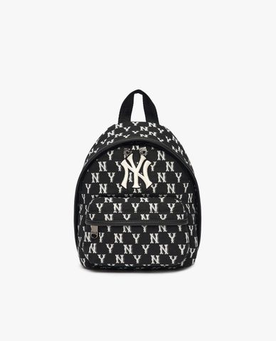  MLB - Balo mini phom chữ nhật Monogram Jacquard 