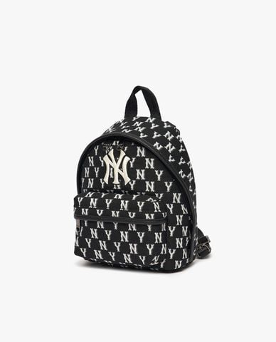  MLB - Balo mini phom chữ nhật Monogram Jacquard 