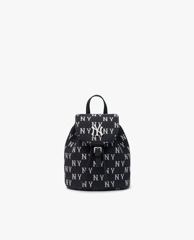  MLB - Balo unisex phom chữ nhật Classic Monogram Jacquard Mini 