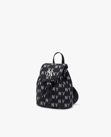  MLB - Balo unisex phom chữ nhật Classic Monogram Jacquard Mini 