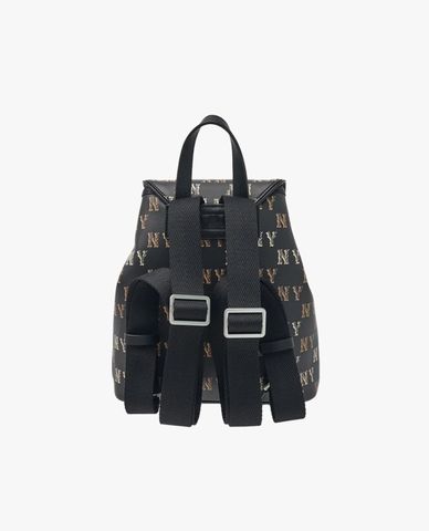  MLB - Balo unisex nắp gập Monogram New York Yankees 