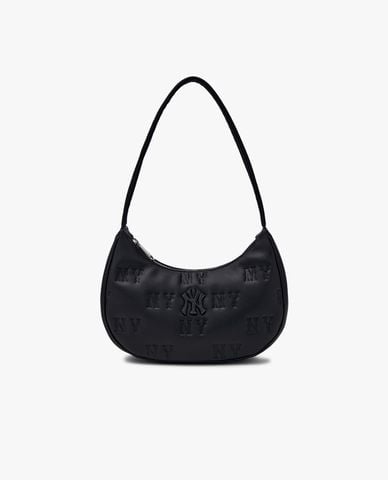  MLB - Túi đeo vai nữ Embo Monogram New York Yankees 