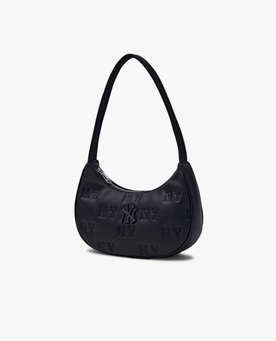  MLB - Túi đeo vai nữ Embo Monogram New York Yankees 