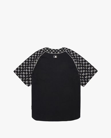  MLB - Áo thun bóng chày ngắn tay thời trang 