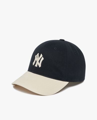  MLB - Nón bóng chày unisex Basic Color Block Unstructured 