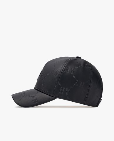  MLB - Nón bóng chày unisex Diamond Monogram Leather Embossed Structure 