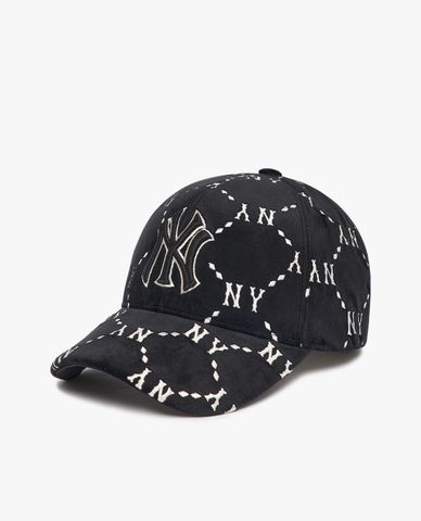  MLB - Nón bóng chày unisex Dia Monogram Velvet Structured 