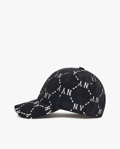  MLB - Nón bóng chày unisex Dia Monogram Velvet Structured 