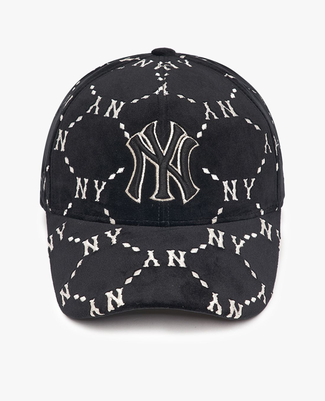 MLB Unisex Dia Monogram Structured Ball Cap NY Yankees Black