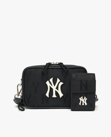  MLB - Túi đeo chéo chữ nhật Mini Nylon Monogram 