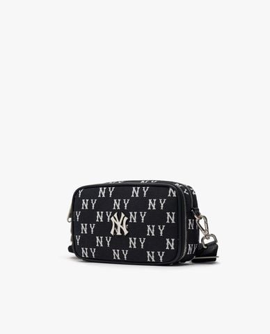  MLB - Túi đeo chéo unisex phom chữ nhật Classic Monogram Jacquard Mini 