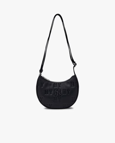  MLB - Túi đeo vai nữ Embo Monogram New York Yankees 