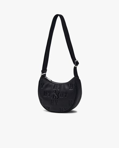  MLB - Túi đeo vai nữ Embo Monogram New York Yankees 