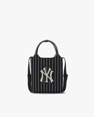  MLB - Túi đeo chéo unisex chữ nhật Basic Gig Logo Knit 
