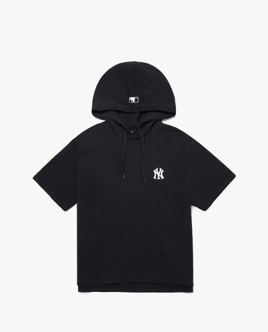  MLB - Áo hoodie phom suông ngắn tay Mega Logo 