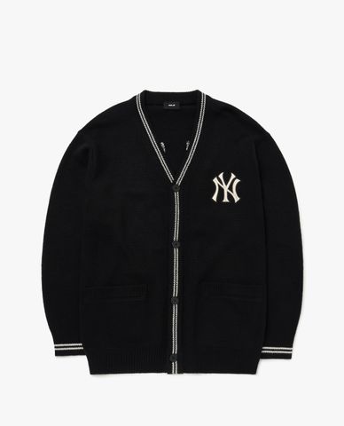  MLB - Áo khoác cardigan phom suông Basic Big Logo 
