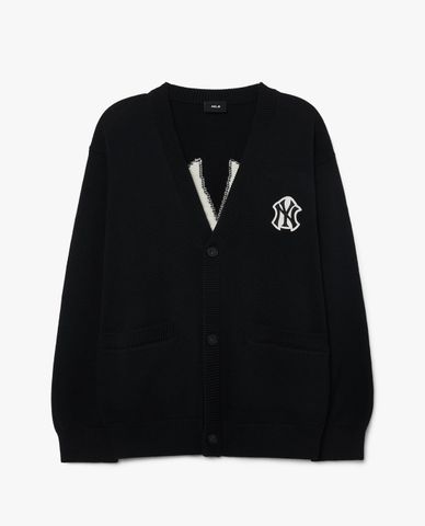  MLB - Áo khoác cardigan unisex tay dài Basic Big Logo 