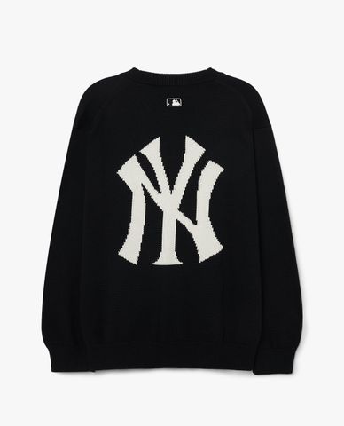  MLB - Áo khoác cardigan unisex tay dài Basic Big Logo 