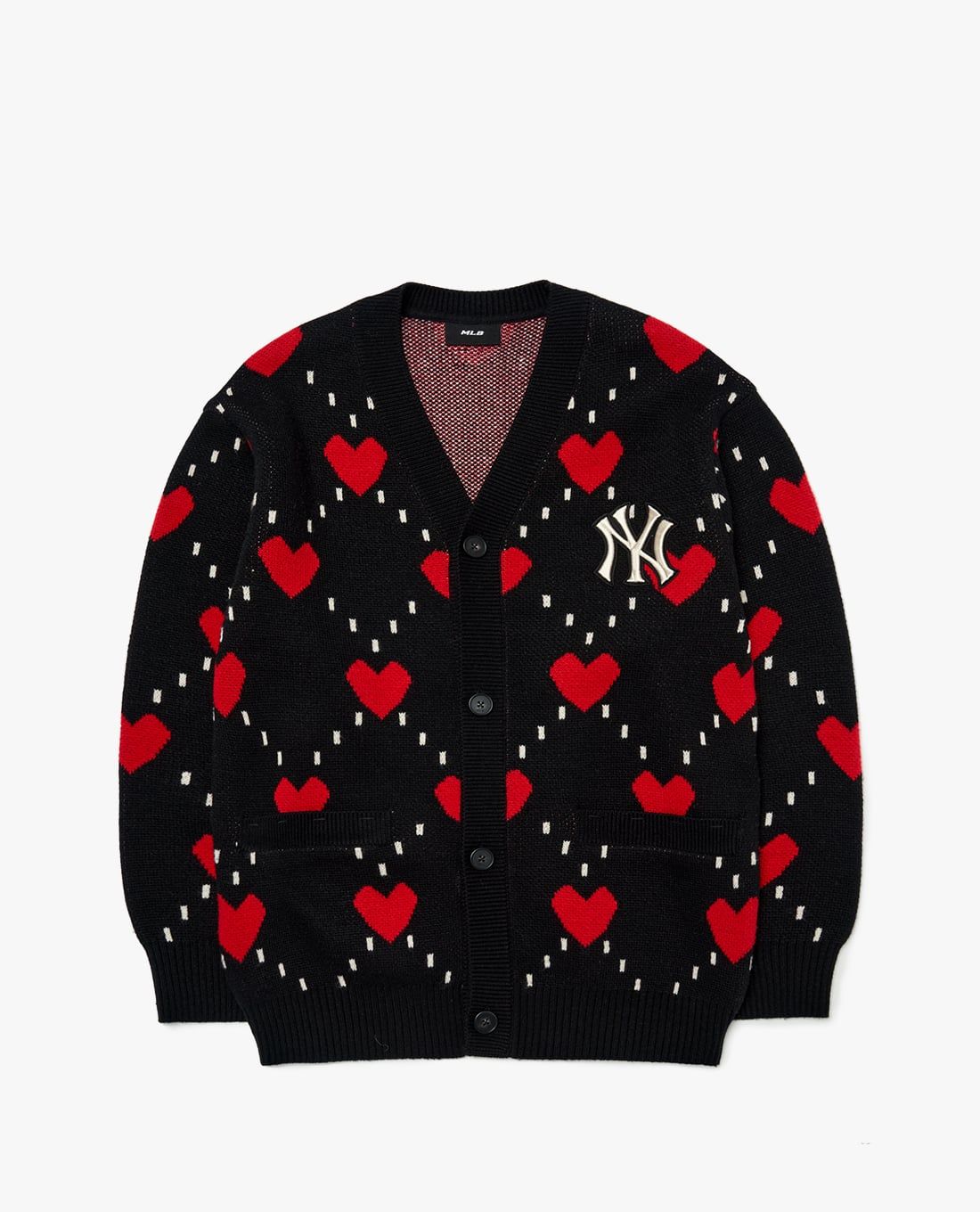 MLB - Áo khoác cardigan cổ V Heart All 