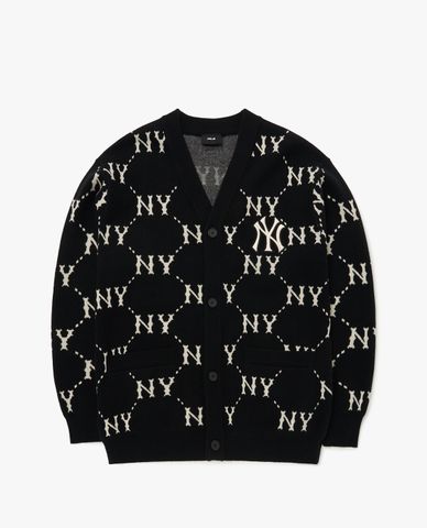  MLB - Áo khoác cardigan phom suông Dia Monogram All Over 