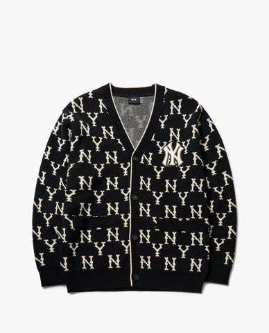  MLB - Áo khoác cardigan phom suông Monogram 