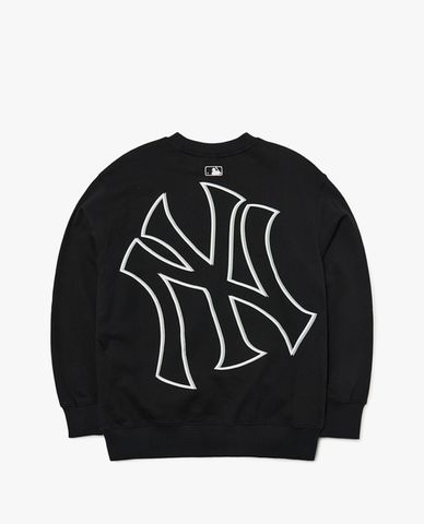  MLB - Áo sweatshirt tay dài cổ tròn Mega Logo Overfit 