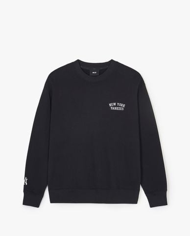  MLB - Áo sweatshirt unisex cổ tròn tay dài Basic Small Lettering 