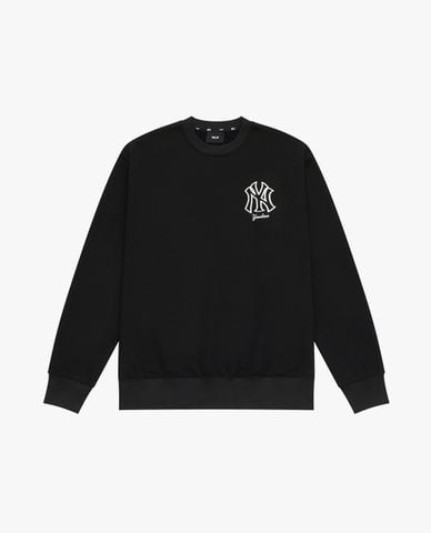  MLB - Áo sweatshirt unisex cổ tròn tay dài phối logo 
