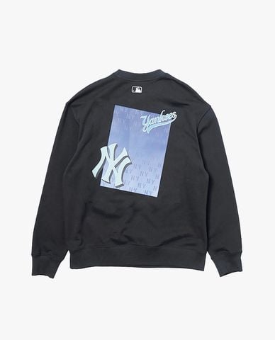  MLB - Áo sweatshirt unisex cổ tròn tay dài Monogram 