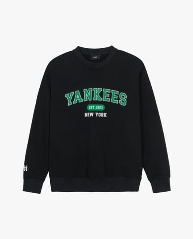  MLB - Áo sweatshirt unisex cổ tròn tay dài Varsity Over Fit 