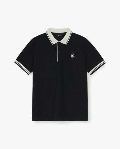  MLB - Áo polo unisex Basic Block Comfortable 